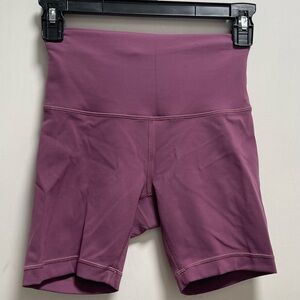 Lululemon Wunder Train HR Short 6” Vintage Plum Sz 4 Yoga Gym CrossFit Training